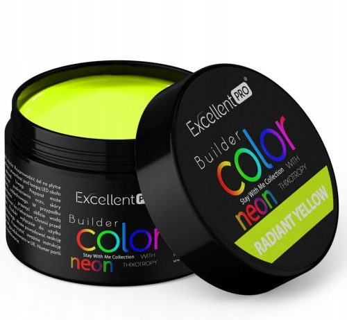  EXCELLENT PRO BUILDER GEL NEON YELLOW RADIANT YELLOW 30 g