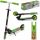  Kidwell WXM Skipo Game foldable scooter black-green + FOIL COVER FB03G 240x350+50mm 1pc