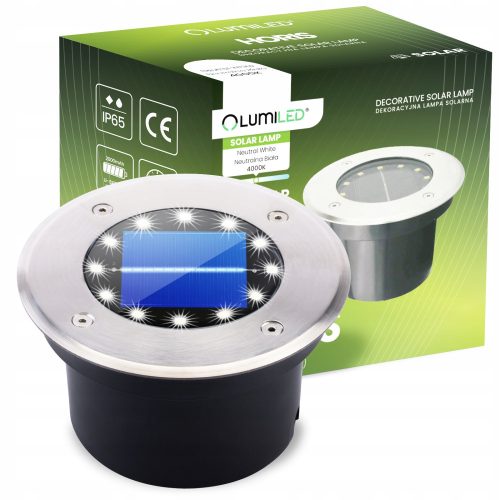  Lumiled solar lamp, black, 9 cm, 1 pc.