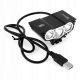  SolarStorm X3 XM-L2 USB Bike Light Flashlight