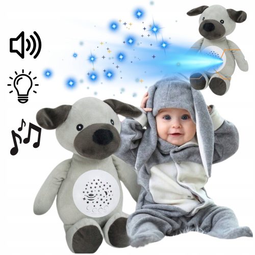  BEAR SZUMIŚ INTERACTIVE SZUMIŚ LED STAR PROJECTOR DOG CUDDLY TOY