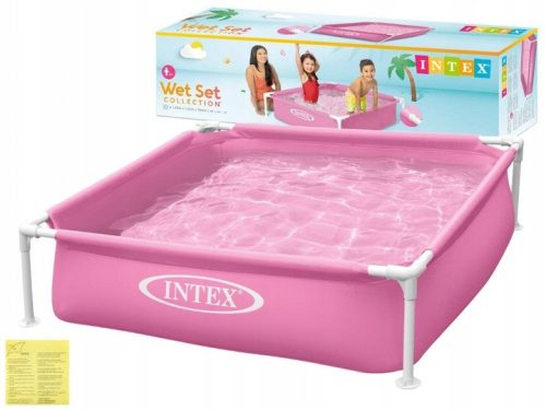  Intex pool with square frame, 122 x 122 cm