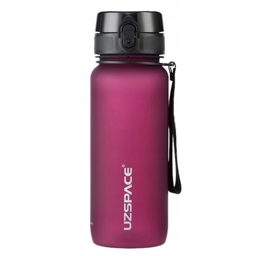 SPORTS BOTTLE 650ML TRITANO WATER BOTTLE WITH MEASURING BPA FREE BURGUNDY