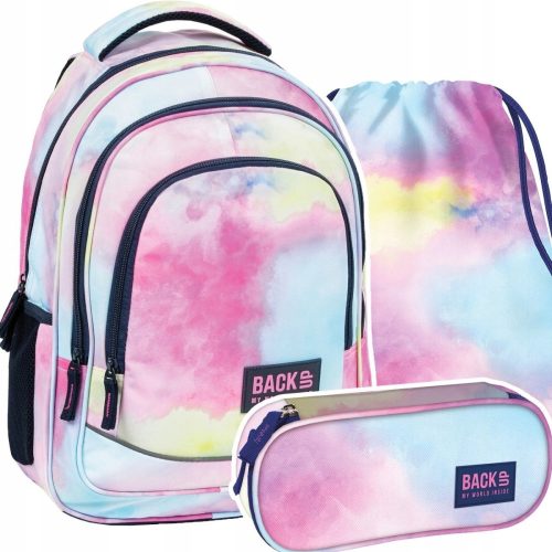  SCHOOL BACKPACK FOR GIRLS COLORFUL CLOUDS + 2 more products