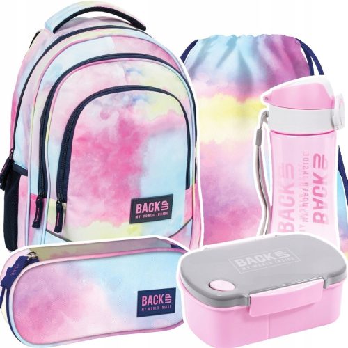  SCHOOL BACKPACK FOR GIRLS COLORFUL CLOUDS + 4 more products