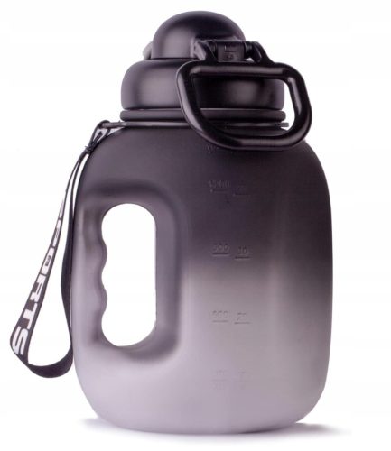  Large drinking bottle with straw