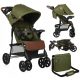  Stroller-Pram, LIGHTWEIGHT, foldable, big wheels, Lionelo Emma BAG