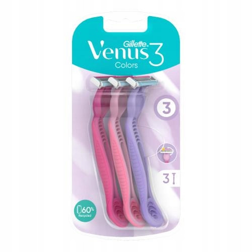  Gillette Venus Women's Razor 3pcs