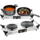  TWO-BURNER ELECTRIC COOKER WITH THERMOSTAT 2 BURNERS CAST IRON 2500W