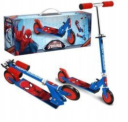  Stamp Spiderman two-wheeled scooter foldable