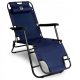  Spokey TAMPICIO deck chair, navy blue steel