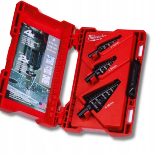  Milwaukee step drill set 3-piece