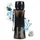  PROTEIN SHAKER BOTTLE, FOR SUPPLEMENTS 550ML TRITAN WATER BOTTLE BLACK