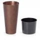  Prosperplast flowerpot, 30 cm x 30 x 57.2 cm, diameter 30 cm, plastic in brown and beige tones