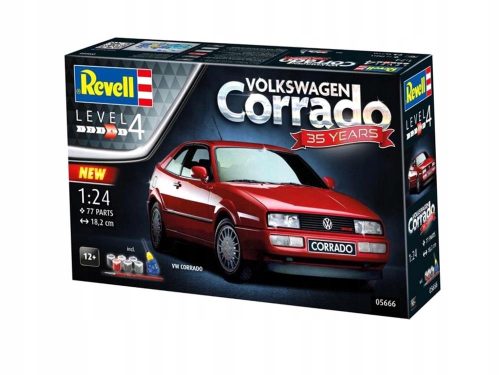  Revell VW Corrado assembly model + paints glue