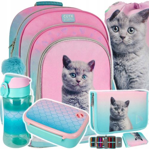  Starpak Multi-Compartment School Backpack Blues, Pinks, Greens, Multicolored 23 l + 4 more products