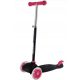  LED TRICYCLE SCOOTER, LUMINOUS, SAFE, 50 kg, stable, pink