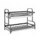  DRIPPER DRYING TRAY, TWO LEVELS MADE OF METAL, BLACK STAND