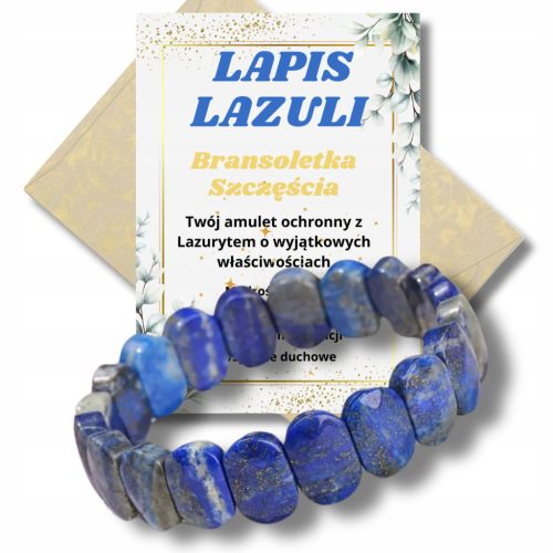  Happiness Bracelet, LAPIS LAZULI - LAZURYT, Faceted Natural Stone