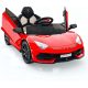  Lamborghini children's electric car, with LED headlights, red