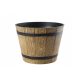  Galicja flowerpot, 39.5 cm x 39.5 x 22 cm, diameter 39.5 cm, plastic in brown and beige tones