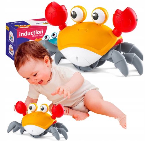  RUNNING, CRAWLING, WALKING CRAB, INTERACTIVE TOY FOR A CHILD, LED XL