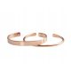  Set of two CLASSY Orient copper bracelets