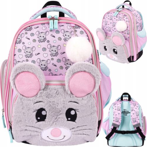 Adorable Bambibo Premium Mouse Plush Backpack for Girls Ages 3+