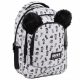 Retro Minnie Mouse Backpack with Plush Ears for School - Disney Inspired Design