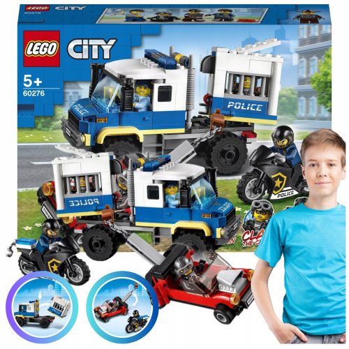  LEGO City 60276 Police Prison Convoy + PACKAGING SERVICE FOR SHIPPING