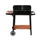  LUND GARDEN CHARCOAL GRILL WITH SIDE SHELF GRID 48X26.5CM