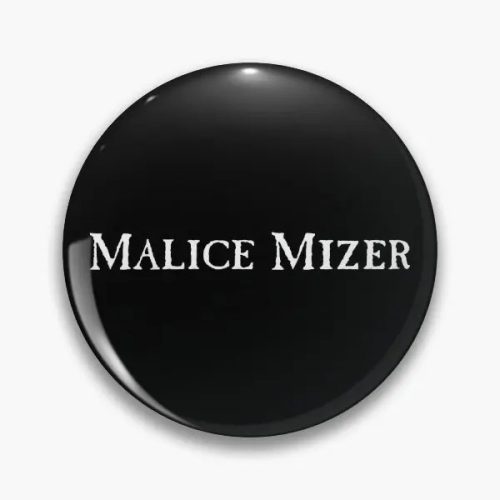  Malice Mizer White Soft Button Pin Cartoon Fashion Women Jewelry Badge Cut