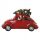  Beetle with Santa Claus and Christmas tree 10 LED 22 cm 3xAA