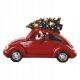  Beetle with Santa Claus and Christmas tree 10 LED 22 cm 3xAA