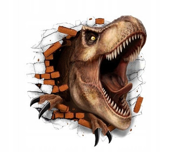  Dinosaur Sticker, Wall Decoration, 70 x 80 cm