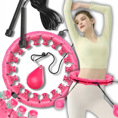  Hula hoop with studs Livoyn 45 cm pink