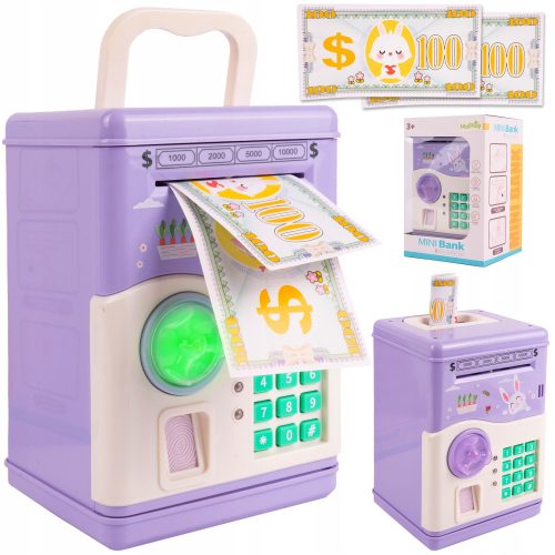  MONEY BOX ELECTRICALLY SAFE SOUND ON PIN FINGERPRINT FOR A CHILDREN'S LIGHT