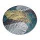  Round Carpet Mat Non Slip 160cm Circle Modern Mandala Pad Marble