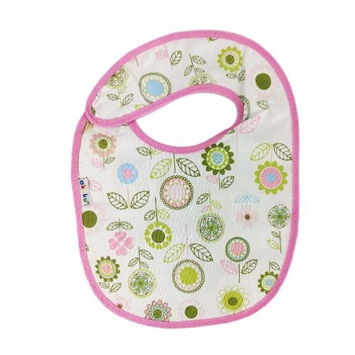  AKUKU Velcro bib medium A1320 Flowers, 1 pc.