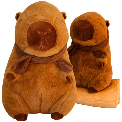  MASCOT CUDDLY PILLOW BLANKET 3IN1 CAPYBARA WITH SOFT BLANKET 45 CM