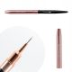  EXCELLENT PRO MASTER BRUSH THIN BRUSH FOR GEL DECORATIONS ROSE GOLD 3mm