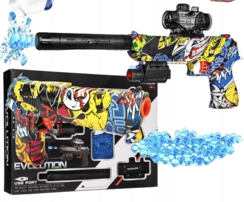  RIFLE PISTOL AUTOMATIC MP WATER BALLS ORBITS AUTOMATIC LASER SET