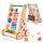  WANDERER, PUZZLE, WOODEN SLIDER FOR KIDS, PUZZLE, SENSORY CUBE + classic EcoKidWood stickers, 1 pc.