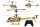  Remote Controlled RC HELICOPTER with Remote Control, LED Drone, Gold