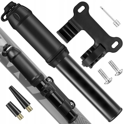  MINI HAND BICYCLE PUMP FOR FRAME TO INFLATE THE BIKE + FRAME MOUNT