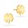  925 Silver Women's Lucky Clover Stud Earrings