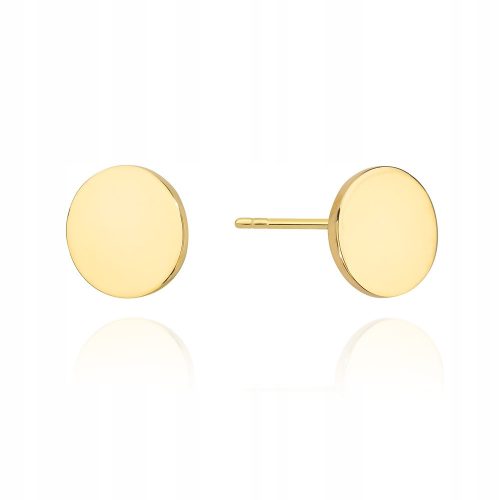 Gold-plated SILVER EARRINGS for women, 925, Plates, Hoops, Studs