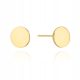 Gold-plated SILVER EARRINGS for women, 925, Plates, Hoops, Studs