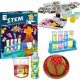  EDUCATIONAL SET WITH 14 SCIENTIFIC EXPERIMENTS, EXPLOSIVE VOLCANO, LITTLE CHEMIST