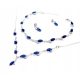  *** Beautiful Silver Set with Sapphires ***